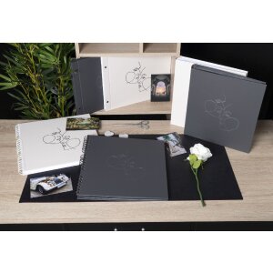 Exacompta 16078E Álbum de fotos 60 páginas negro 29x32 cm