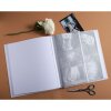 Álbum de fotos Exacompta 60 páginas 29x32cm polipiel marfil gofrado