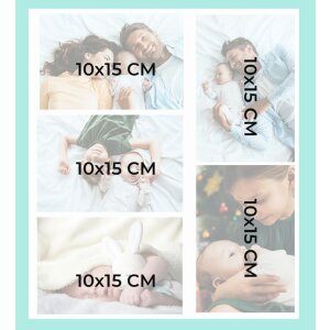 Exacompta 16095E Álbum de fotos Néo Déco Negro 29x32 cm 60 páginas negras
