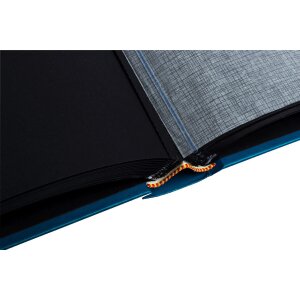 Exacompta 16096E Álbum de fotos 60 páginas negro Néo Déco Azul