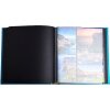Exacompta 16096E Álbum de fotos 60 páginas negro Néo Déco Azul