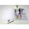 Exacompta álbum de fotos 60 páginas blanco 29x32cm motivo idilio campestre