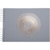 Exacompta 16168E Álbum espiral 50 páginas blanco 32x22 cm Elipse gris