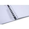 Exacompta 16168E Álbum espiral 50 páginas blanco 32x22 cm Elipse gris