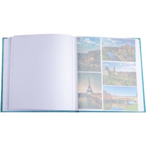Exacompta 16178E Álbum de fotos 60 páginas blancas 29x32 cm Skandi turquesa
