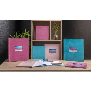 Exacompta 16178E Álbum de fotos 60 páginas blancas 29x32 cm Skandi turquesa