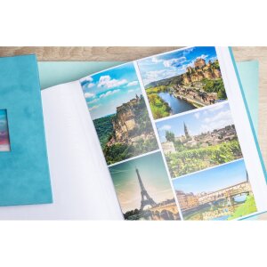 Exacompta 16178E Álbum de fotos 60 páginas blancas 29x32 cm Skandi turquesa