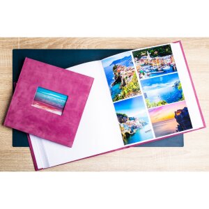 Exacompta 16179E Álbum de fotos 60 páginas blancas Skandi Design rosa antiguo
