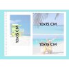 Exacompta 16207E Álbum de fotos espiral Palma Azul 50 páginas negro 32x22 cm