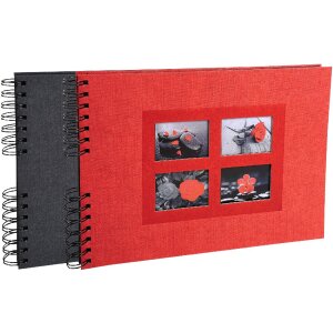Exacompta 16241E Álbum espiral 50 páginas negro Pasión 32x22 cm Negro