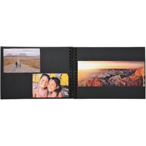 Exacompta 16241E Álbum espiral 50 páginas negro Pasión 32x22 cm Negro