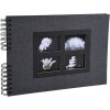 Exacompta 16241E Álbum espiral 50 páginas negro Pasión 32x22 cm Negro