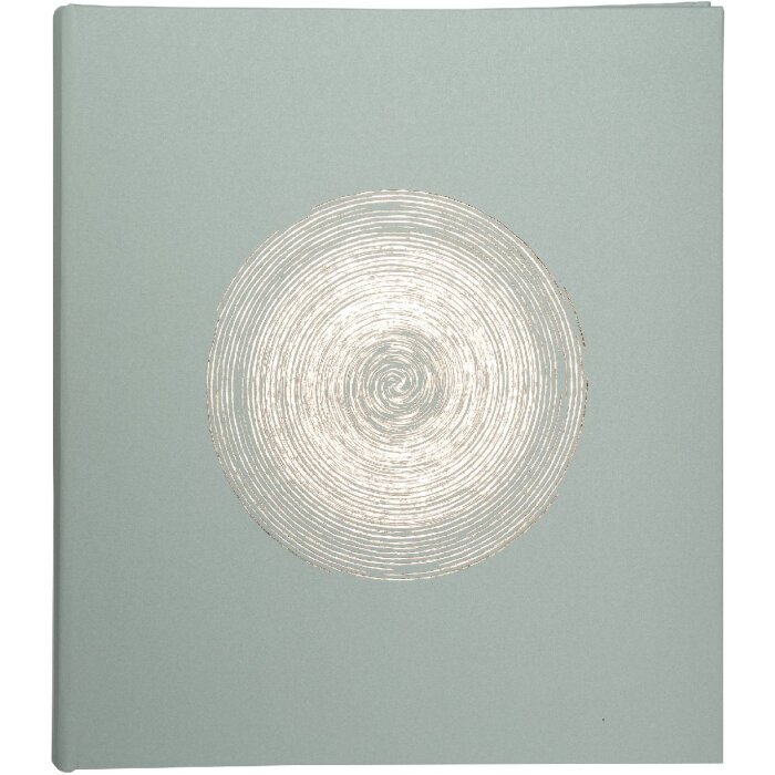 Exacompta 16263E Álbum de fotos 60 páginas Ellipse gris-verde 29x32cm para 300 fotos