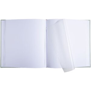 Exacompta 16263E Álbum de fotos 60 páginas Ellipse gris-verde 29x32cm para 300 fotos