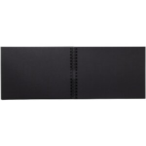 Exacompta Álbum de fotos Néo Déco encuadernación en espiral negro 50 páginas negro 30x30 cm