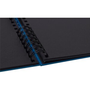 Álbum de fotos Exacompta Néo Déco 32x22 cm encuadernación en espiral 50 páginas Bleu de France