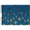 Álbum de fotos Exacompta Néo Déco 32x22 cm encuadernación en espiral 50 páginas Bleu de France