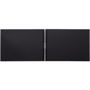 Exacompta Álbum de Fotos Néo Déco Blanco Encuadernación en espiral 50 páginas negras 32x22 cm
