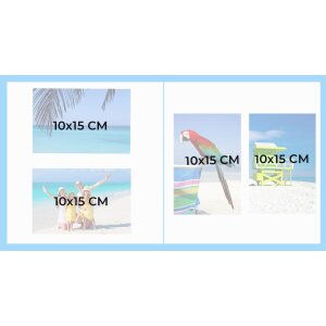 Exacompta 16358E Álbum de fotos 30 páginas blancas Skandi turquesa