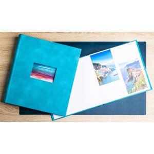 Exacompta 16358E Álbum de fotos 30 páginas blancas Skandi turquesa