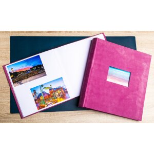 Exacompta 16359E Álbum de fotos 30 páginas blancas Skandi rosa antiguo