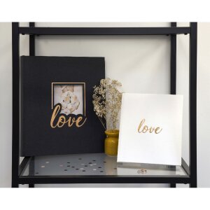 Exacompta 16506E Álbum de fotos 60 páginas negro 29x32cm - Love