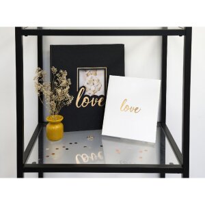 Exacompta 16506E Álbum de fotos 60 páginas negro 29x32cm - Love