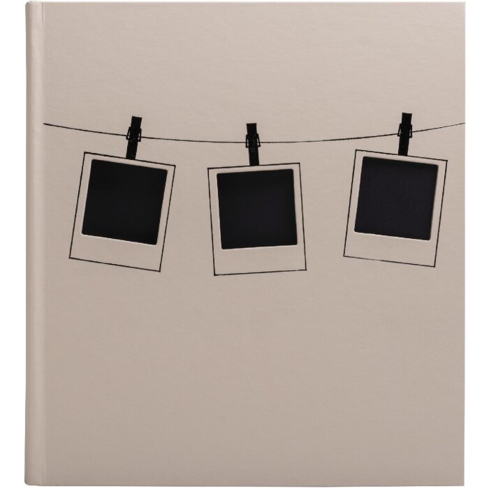 Exacompta 16525E Álbum de fotos serie Polaroid Rosa 29x32 cm 60 páginas negras