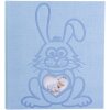 Exacompta álbum de fotos TEDDY 29x32 cm 60 páginas azul con motivo conejo