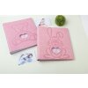 Exacompta 16566E Álbum de fotos TEDDY 29x32 cm 60 páginas tapa blanca osito rosa