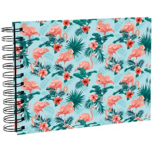Exacompta 16702E Álbum espiral FLAMINGO Azul claro...