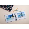 Exacompta 16702E Álbum espiral FLAMINGO Azul claro 23x16 cm 50 páginas blancas