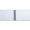 Exacompta 16702E Álbum espiral FLAMINGO Azul claro 23x16 cm 50 páginas blancas