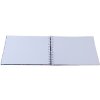 Exacompta 16703E Álbum espiral FLAMINGO 23x16 cm 50 páginas blanco azul noche