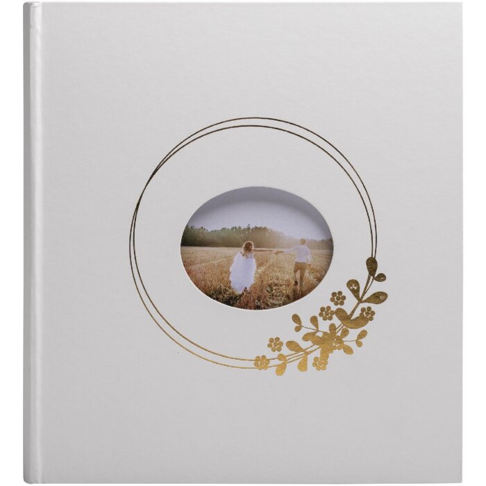 Exacompta 16732E Álbum de fotos 60 páginas blancas Diseño Ringflower Blanco