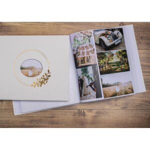 Exacompta 16732E Álbum de fotos 60 páginas blancas Diseño Ringflower Blanco