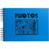 Exacompta 16785E Álbum de fotos encuadernado en espiral 50 páginas negro Musicart Azul