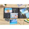 Exacompta 16801E Set Scrapbooking con álbum de fotos 32x22 cm SCRAP ADDICT Negro