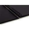 Exacompta 16824E Álbum de fotos encuadernado en espiral 32x22 cm 50 páginas negro verde claro