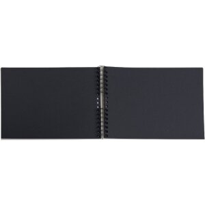 Exacompta 16825E Álbum de fotos encuadernado en espiral 32x22 cm 50 páginas negro Rosa