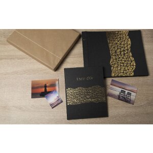 Exacompta 16985E Álbum de fotos ARAMY 37x29 cm 40 páginas negro