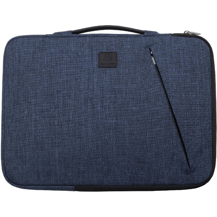 Exacompta funda para portátil 15-16 pulgadas business azul slim ligera protección rPET