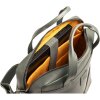 Exacompta 17236E Mochila para portátil Lady Exactive cuero 33x35x16 cm Gris 14 pulgadas