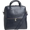 Exacompta 17237E Mochila ordenador Lady Exactive cuero 33x35x16 cm azul marino
