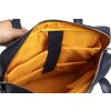 Exacompta 17237E Mochila ordenador Lady Exactive cuero 33x35x16 cm azul marino