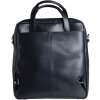 Exacompta 17237E Mochila ordenador Lady Exactive cuero 33x35x16 cm azul marino