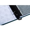 Exacompta 17603E Álbum de fotos mecanismo de anillas 60 páginas negro 32x26x4cm azul-verde