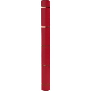 Exacompta 26143E Álbum para sellos media piel 32 páginas 22,5x30,5 cm rojo