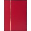 Exacompta 26143E Álbum para sellos media piel 32 páginas 22,5x30,5 cm rojo