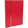 Exacompta 26143E Álbum para sellos media piel 32 páginas 22,5x30,5 cm rojo
